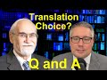 How about old testament textual criticism questions for dr maurice robinson