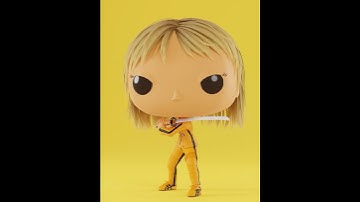 THE BRIDE (Kill Bill) - Funko POP! - Blender Animation