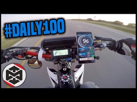 100MPH CHALLENGE on the CRF450R!!