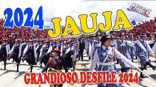 ESPECTACULAR DESFILE 2024 POR ANIVERSARIO DE JAUJA 2024 (Primera Capital del Perú)