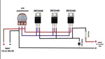 voltage regulator circuit output 50A  #voltageregulator #voltage