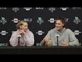 Stefanie Dolson & Marine Johannès End of Season Press Conference | New York Liberty