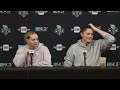 Stefanie Dolson & Marine Johannès End of Season Press Conference | New York Liberty