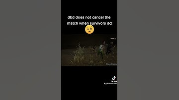 dbd does not cancel the match when survivors dc🤔 #dead_by_daylight #dbdshorts #shorts