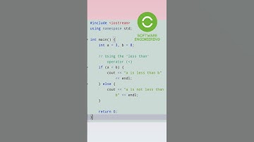 Arithmetic less than operator in CPP language / Programming / CPP language