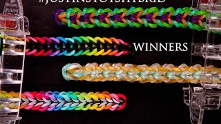#JUSTINSTOYSHYBRID winners! Best 4 Rainbow Loom Fishtail Designs
