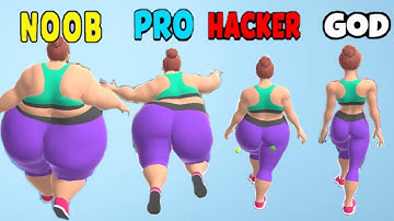 NOOB vs PRO vs HACKER vs GOD in Fat 2 Fit