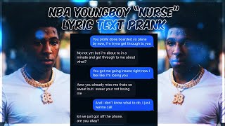 NBA YoungBoy Nurse Lyric Prank On New Crush