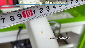 147kg/m3 Density EPE Foam Skiving Machine | PE XPE EVA PU Foam Layering Machine | Splitting Machine