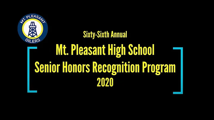 MPHS Senior Honors Recognition Program 2020