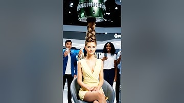 Dubai’s AI SALON POD Will Blow Your Mind😱Braiding & Coloring Robot 2.0🤖Future Is Here! #dubaitech