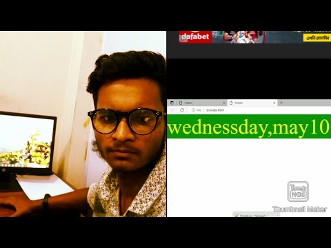 How can we make week day with JavaScript - YouTube