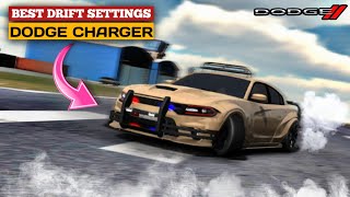Best Drift Settings For Dodge Charger || Car Parking Multiplayer New Update