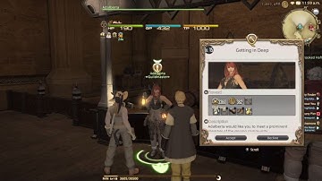 FFXIV ARR: Getting In Deep (Miner Class Quest LV 15) Cutscene