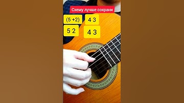 Простой перебор на гитаре для начинающих #перебор #арпеджио