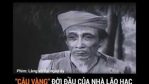 Cậu vàng đời đầu của Lão Hạc 39 năm về trước - Tôi cũng sợ nó lắm ông giáo ạ