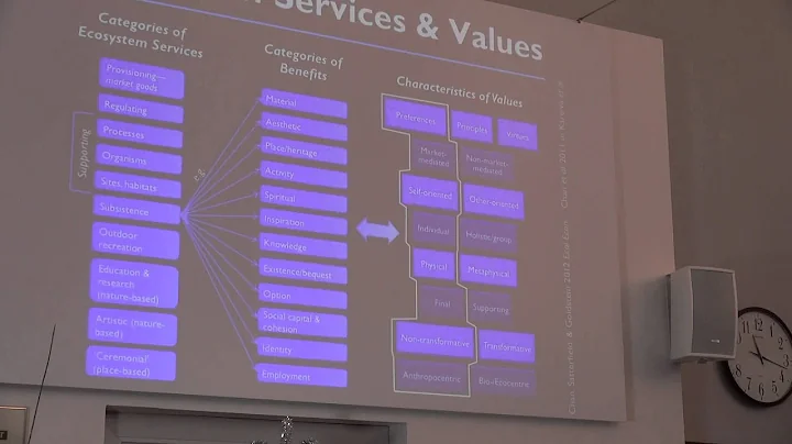 Kai Chan: cultural ecosystem services