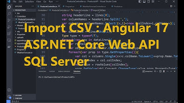 Angular 17: Upload and Import CSV File in Asp.NET Core API and SQL Server | Example 5/5