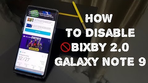 How To Disable BIXBY button On Galaxy Note 9 | See COMMENT with APK