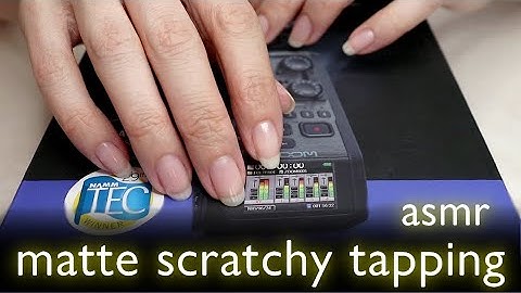 [ASMR] Scratchy Tapping on 3 Matte Surfaces (NO TALKING)