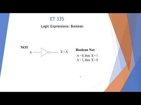 Boolean Expressions Lecture