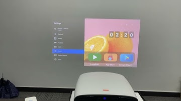 How to use network to update firmware of Vevshao A22 projector