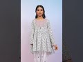 girl printed frock design