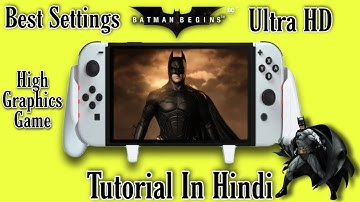 Batman Begins Gamecube Gameplay | Best Settings Dolphin Emulator | Tutorial In Hindi