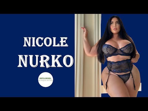 Nicole Nurko American Plus Size Model Biography | Curvy Bikini Model | Plus Size Fashion Model |