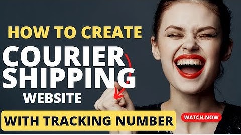 How To Design Courier Delivery Tracking Website With Live Map And Receipt