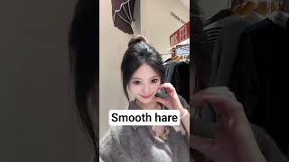 Smooth Hair Wig Try-On | Real or Fake?&quot;#nicewigg #keswigs #hairstyle #hair #wigs#hairwig