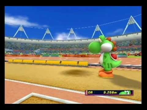マリオ＆ソニック AT ロンドンオリンピック 走幅跳 - YouTube