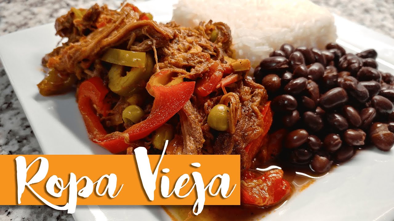 Ropa Vieja | Cuban Braised Beef Recipe (Receta Cubana) - YouTube