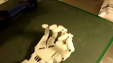 Animatronic Hand Robot 3D printer "InMoov" Part1