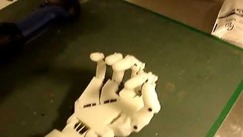 Animatronic Hand Robot 3D printer "InMoov" Part1
