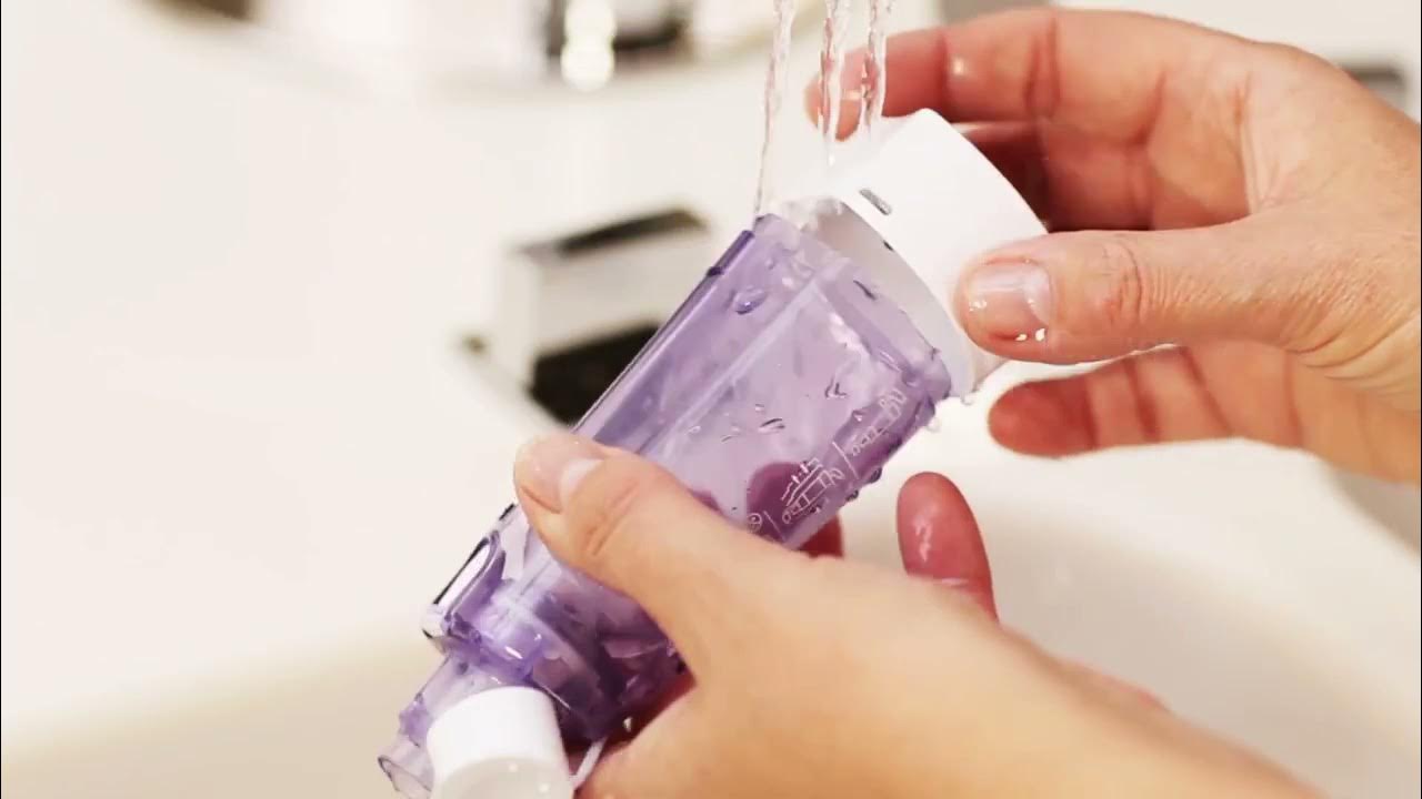 Philips Respironics Diamond OptiChamber Mouthpiece and Mask Cleaning