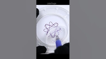 What does this pattern resemble??? Magic Ruler #spirograph  #asmr