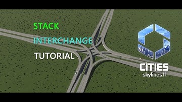 Cities Skylines 2 : Building a Stack Interchange without mods