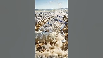 Optimized Precision: Witness the Future of Wool #robotshearing #tech #farming #shorts #viral