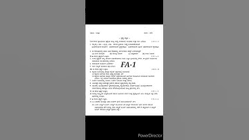 ವಿಜ್ಞಾನ | FA-1 | 10ನೇ ತರಗತಿ | ಸಂಕಲನಾತ್ಮಕ ಪರೀಕ್ಷೆ ಪ್ರಶ್ನೆಪತ್ರಿಕೆ | Science Question Paper #science