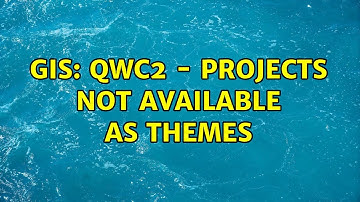 GIS: QWC2 - Projects not available as themes