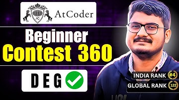 DEG problem | Atcoder Beginner Contest 360 Solution Discussion | ABCDEFG