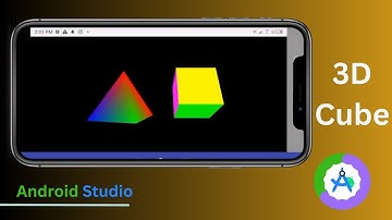 Cube in 3D for Android Studio | XML | JAVA