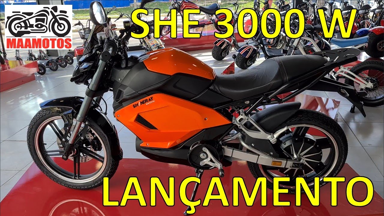 SHE 3000 WATS MOTO ELÉTRICA LANÇAMENTO DA SHINERAY AQUI NA MAAMOTOS YouTube