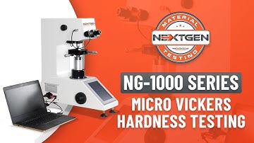 NG-1000 AGEN - Analogue Micro Vickers Hardness Tester in ACTION!