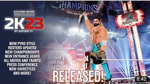 [235MB]  WR3D NEW MOD DOWNLOAD LINK  | REAL MOVES REAL ARENA, REAL ENTEY