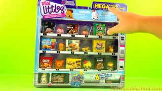 SHOPKINS REAL LITTLES MEGA PACK UNBOXING! VENDING MACHINE