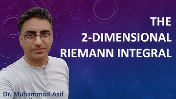 The 2-dimensional Riemann Integral | Urdu | Hindi