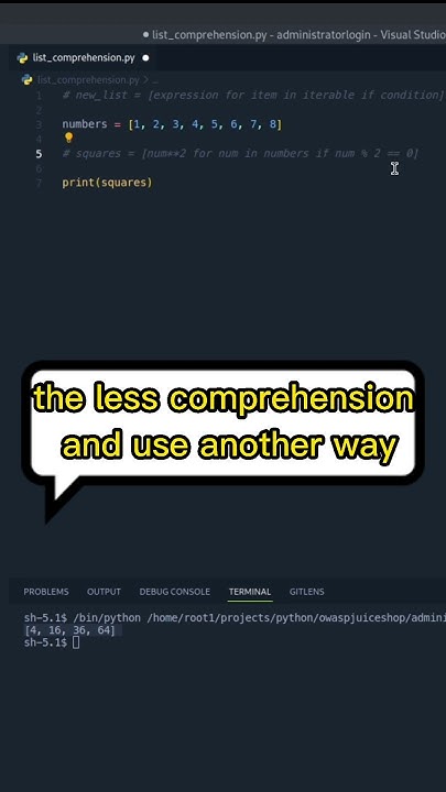 Mastering List Comprehensions in Python: Simplify Your Code with One ...