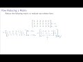 7. Understanding Linear Algebra 1.2: Reduced Row Echelon Form